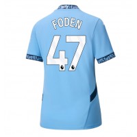 Ženski Nogometni dresi Manchester City Phil Foden #47 Domači 2024-25 Kratek Rokav